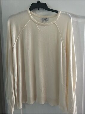 Dior Cream Crewneck Sweater